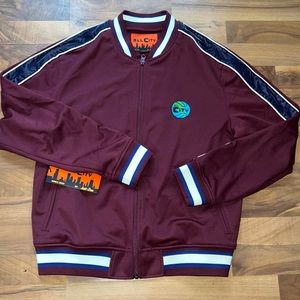 New All City Striped Track Jacket